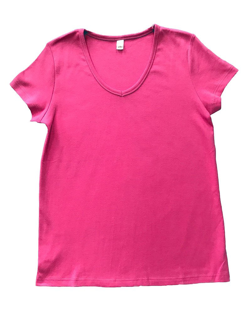 PandoraTees Maternity Short Sleeve T-Shirt - V-Neck