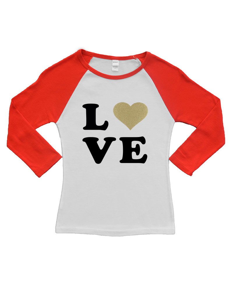 Women Raglan T-Shirt - Love