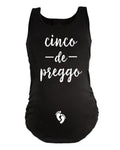 Cinco de Mayo Maternity Tank Top - Cinco de Preggo