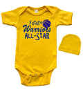 Short Sleeve Baby Bodysuit and Cap Set - Future Warriors All-Star