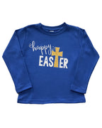 PandoraTees Kids Long Sleeve T-Shirt - Happy Easter