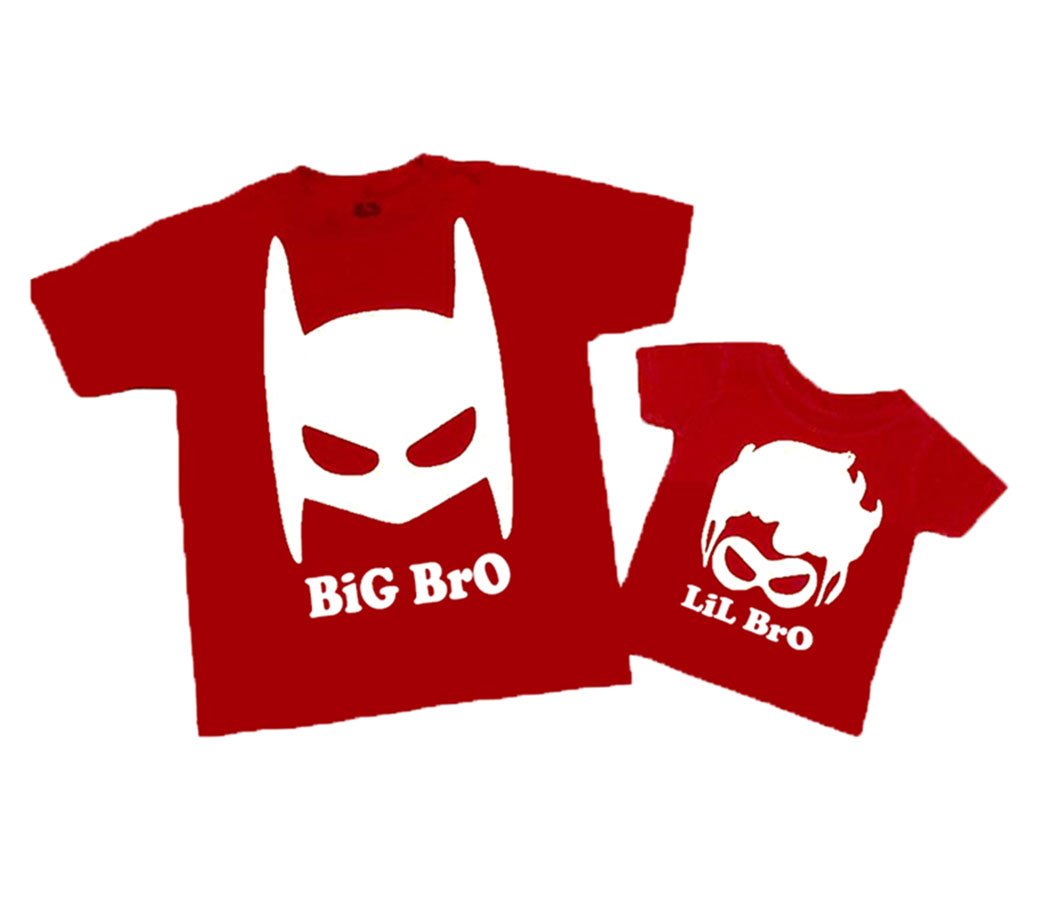 Matching Set -Lil Bro/Big Bro(Super Hero)- Short Sleeve Infant & Toddler T-Shirt