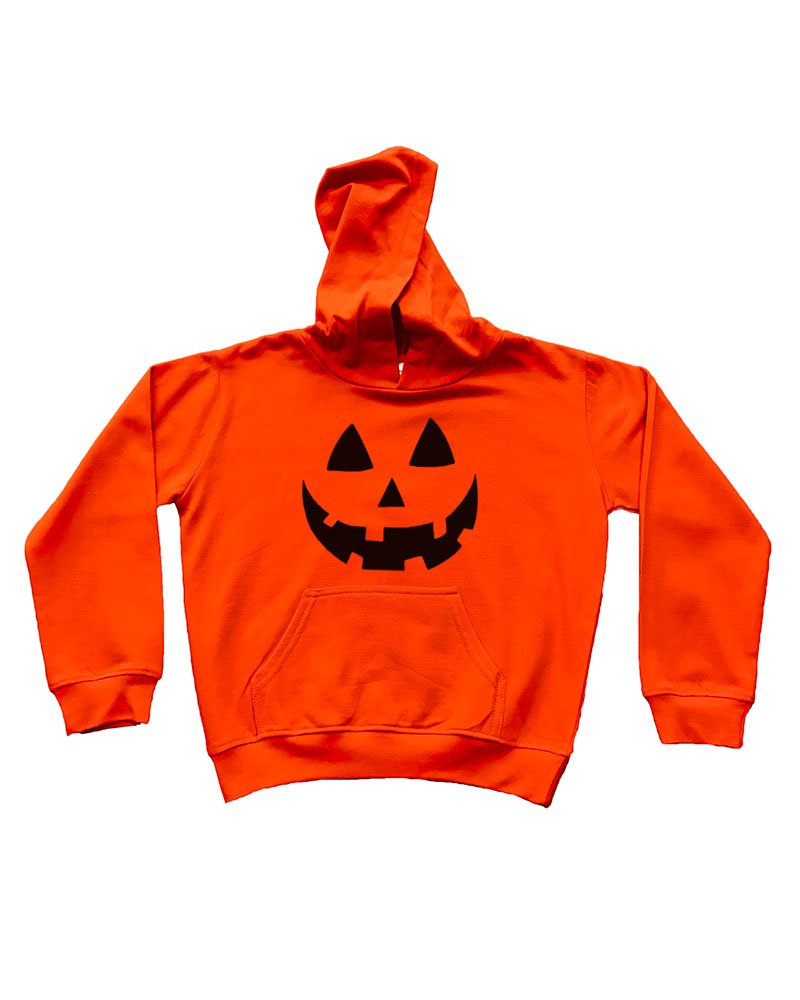 Fleece Hoddie - Jack O Lantern