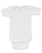 PandoraTees Baby Bodysuit, red black white