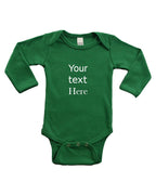 Infant Long Sleeve Bodysuit - Personalize it with Custom Print