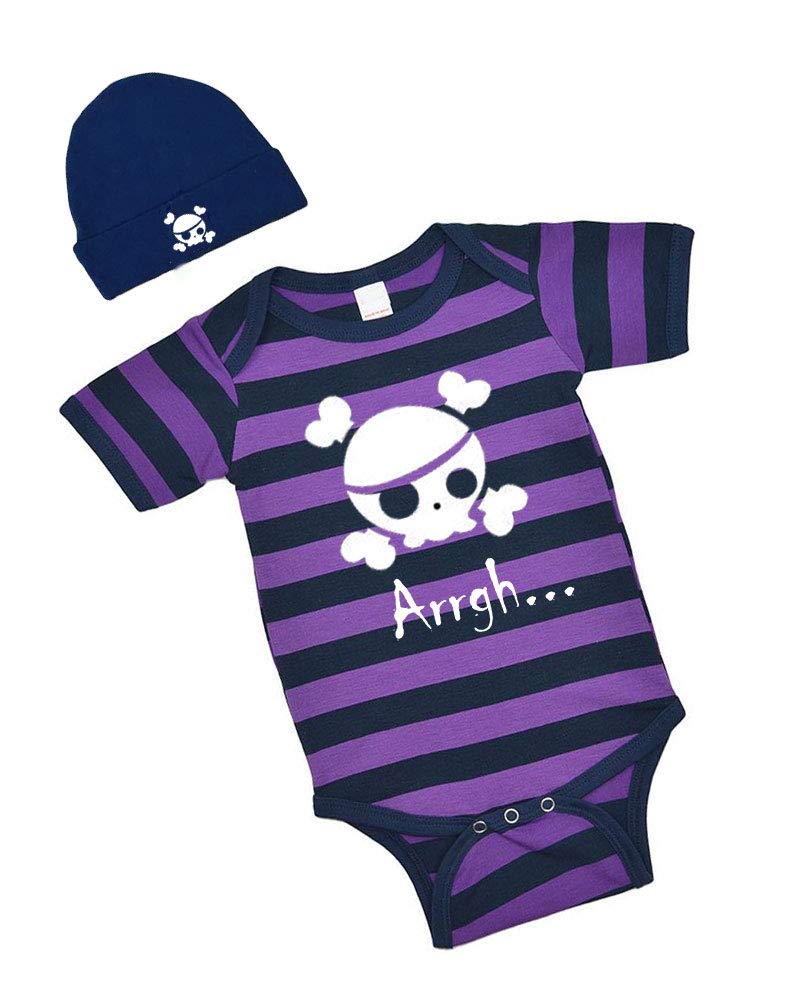 PandoraTees Pirate Baby Bodysuit Outfit