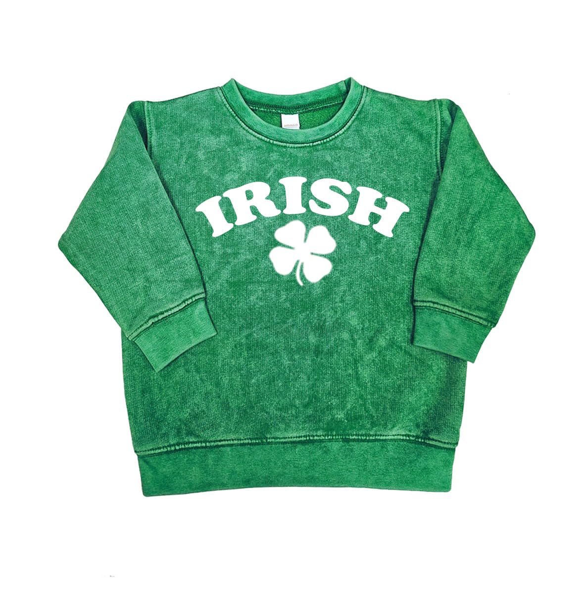 Kids Irish St. Patrick's Day Outfit Set, Infant, Toddler Boys, Girl Green Sweatshirt with White Pants, Orange Headband