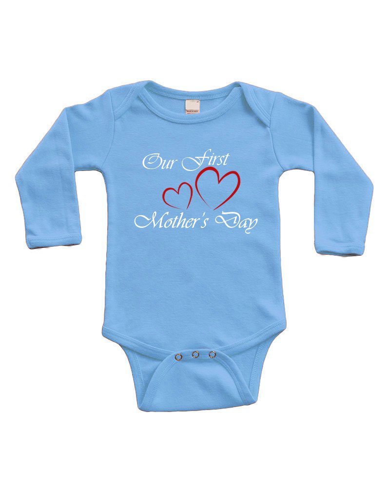 Infant Long Sleeve Bodysuit -Our First Mother's Day