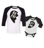 Matching Set -Best Friend - Raglan Bodysuit & Adult Raglan T-Shirt