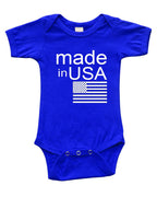 Infant Short Sleeve Onesie -Made in USA