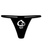 PandoraTees Women Thong Underwear - Skull