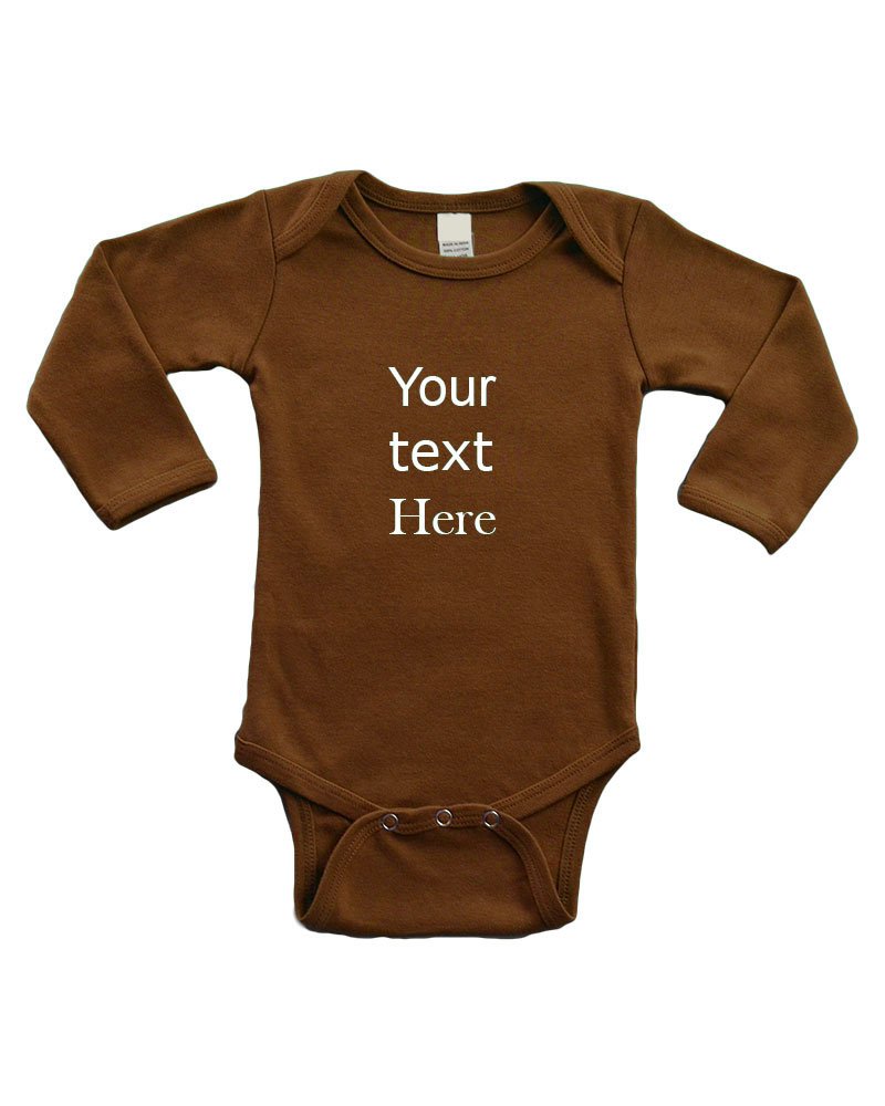 Infant Long Sleeve Bodysuit - Personalize it with Custom Print