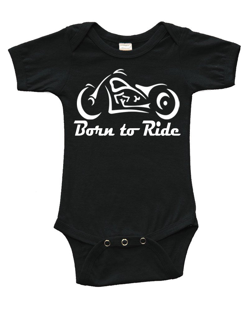 Short Sleeve Bodysuit Bodysuit - Born to Ride