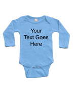 Infant Long Sleeve Bodysuit - Personalize it with Custom Print