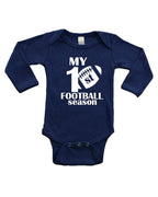Infant Long Sleeve Bodysuit - My 1st Football Season