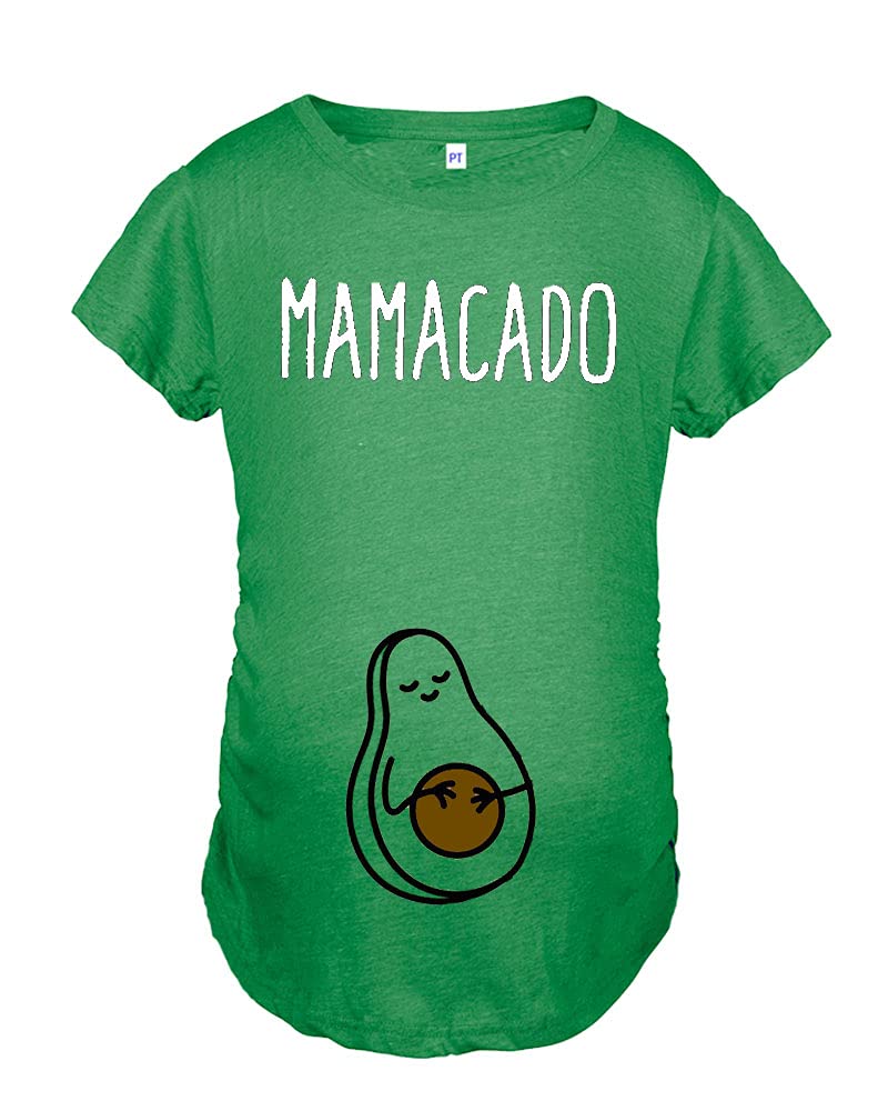 PandoraTees Matching Halloween Couples Costume Pregnancy Reveal Outfit - Avocado