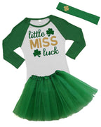 Girls St. Patrick's Day Outfit - Little Miss Luck