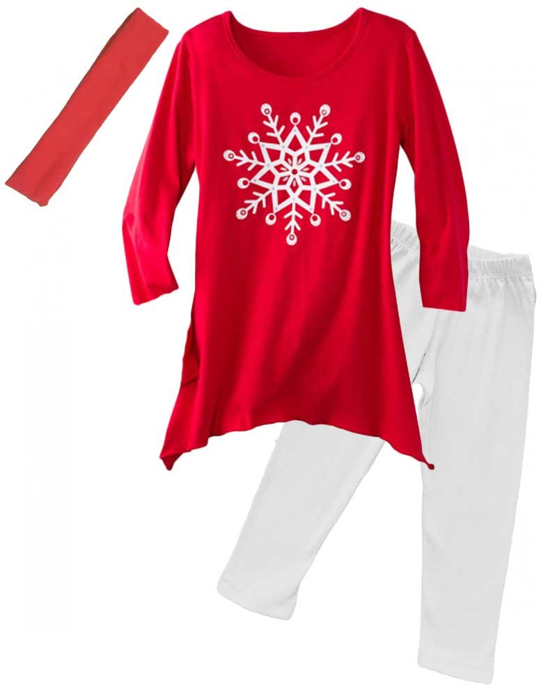 Girls Snowflake Outfit