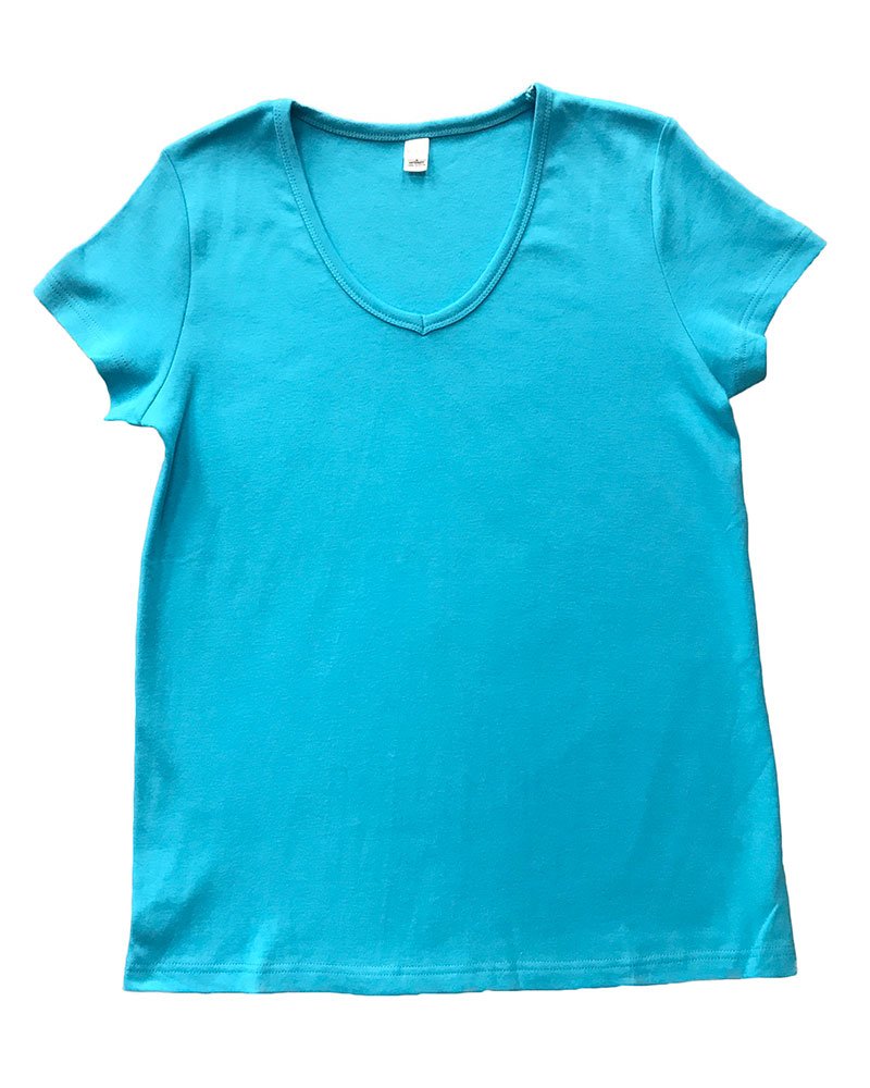 PandoraTees Maternity Short Sleeve T-Shirt - V-Neck