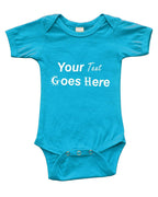 Personalize Baby Short Sleeve Bodysuit - Personalize with Custom Print