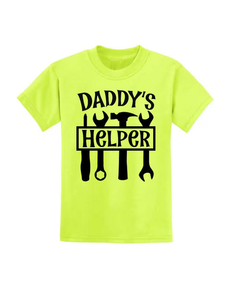 PandoraTees High Visibility, bright baby bodysuit Fathers Day Baby Bodysuit, Father's Day Gift- Daddy's Helper