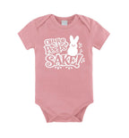 PandoraTees Peep Sake Funny Easter Baby Bodysuit, Short Sleeve, Infant One-Piece