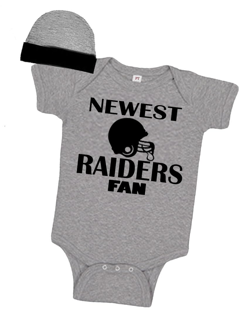 PandoraTees Short Sleeve Bodysuit and Cap, Fan