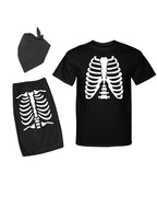 PandoraTees Matching Dog and Owner Outfit -Skeleton