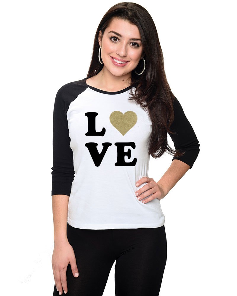 Women Raglan T-Shirt - Love