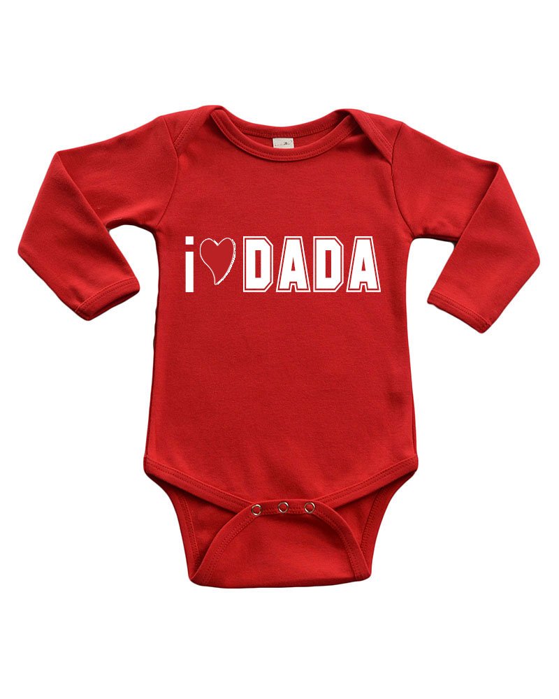 Infant Long Sleeve Bodysuit - i Love Dada