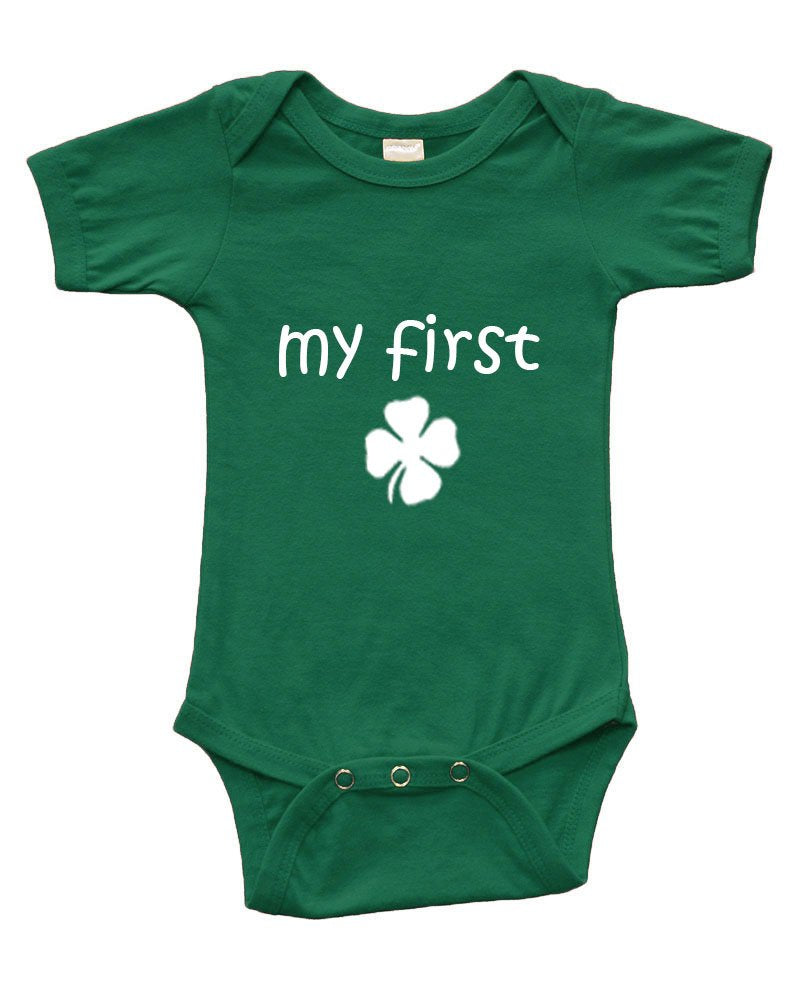 Infant Short Sleeve Onesie - My First Clover
