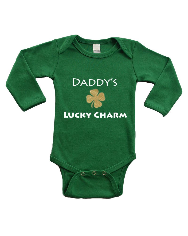 Infant Long Sleeve Onesie - Daddy's Lucky Charm