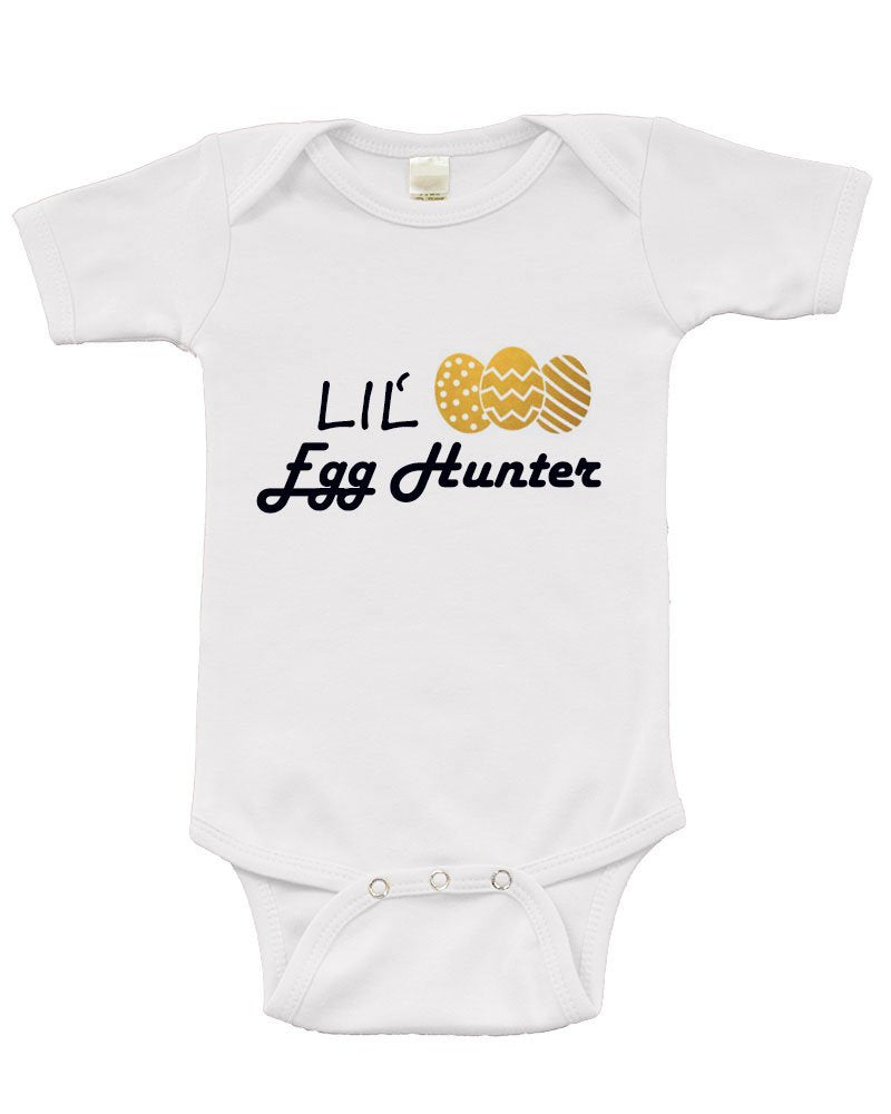 Infant Short Sleeve Onesie - Lil Egg Hunter