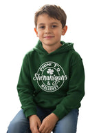 Prone to Shenanigans Kids St. Patrick's Day Hoodie, Irish Shamrock Design