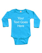 Infant Long Sleeve Bodysuit - Personalize it with Custom Print