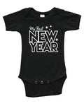 PandoraTees Short Sleeve Bodysuit - My First New Year