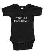 Personalize Baby Short Sleeve Bodysuit - Personalize with Custom Print