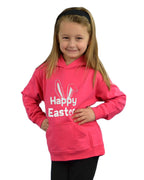 PandoraTees Fun Easter Fleece Hoodie - Happy Easter Toddler Easter Hoodie