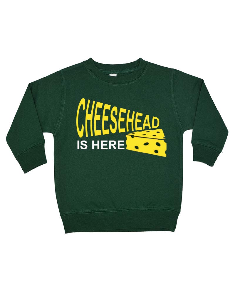 PandoraTees Fleece Sweatshirt - Cheesehead is here