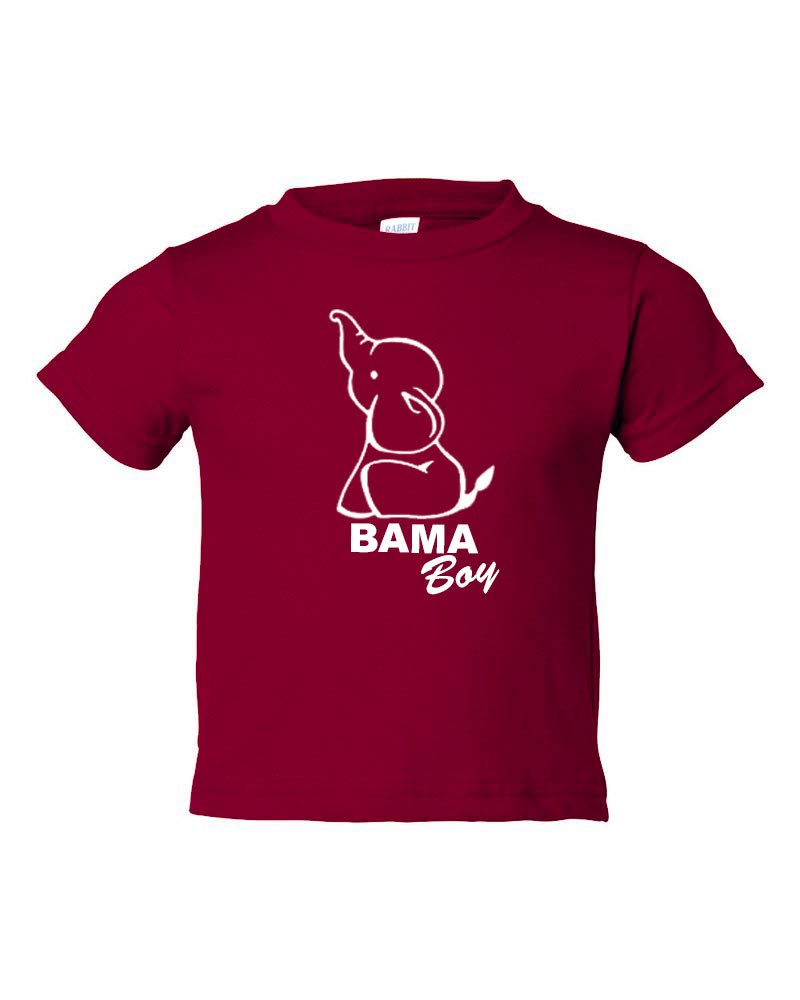 Short Sleeve Crew Neck T-Shirt - Bama Boy
