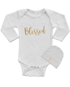 Infant Onesie & Cap Set - blessed
