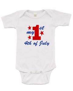 Infant Bodysuit - My 1st 4th of July 