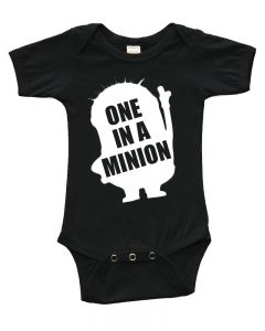 Baby Short Sleeve Bodysuit - One in A Minion