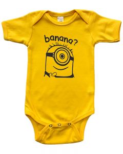 Infant Onesie -Minion Inspired - banana? 