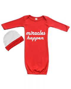 Baby Gown Set - miracles happen