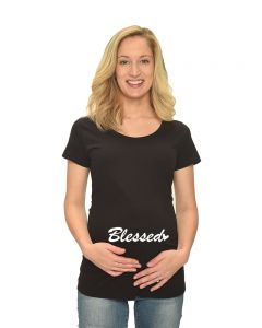 Blessed Short Sleeve Maternity Shirt