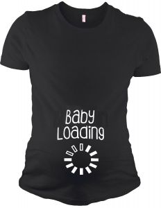 Maternity Pregnancy Reveal Shirt - Baby Loading..