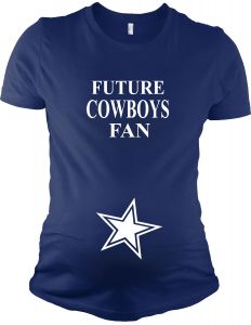 Maternity Short Sleeve T-Shirt - Future Cowboys Fan