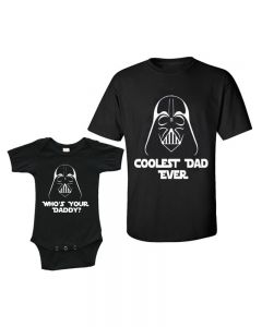 Coolest Dad Ever -Infant Bodysuit & Adult T-Shirt 