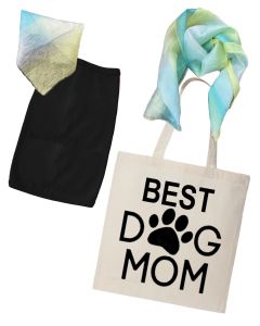 Best Dog Mom Tote Bag Gift Set